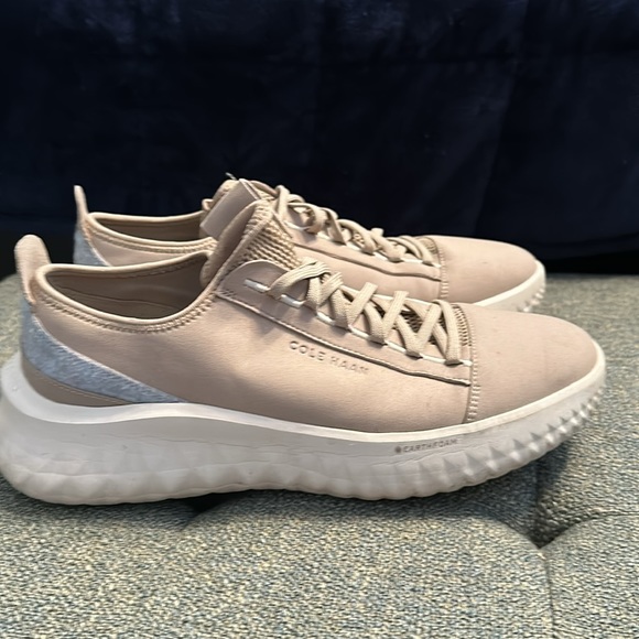 Cole Haan Zero Grand Earthlite Men's Wide Fit Tan Leather Lace Up Sneakers 10.5 - Picture 2 of 2